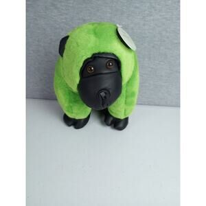 Gorilla Green Black Stuff Animal Plush K.P Kuddles King Plush 10 inch